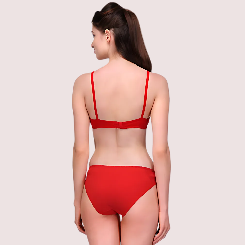 "Elegant" Solid Color Bra Sets ( Pk of 3)